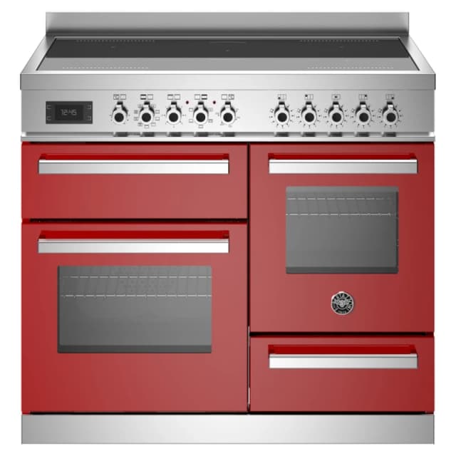 Bertazzoni PRO105I3EROT 100cm Professional XG Induction Range Cooker - RED PRO105I3EROT