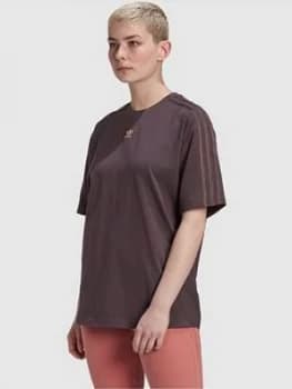 Adidas Originals New Neutral Boyfriend T-Shirt - Brown
