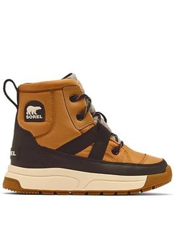 Sorel Kids Whitney III Mid Boots Camel/Black Baby 32 (13.5);33 (1);34 (2);35 (2.5 to 3);36 (3.5);37 (4)
