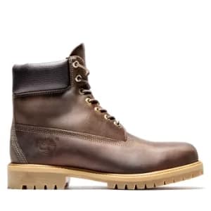 Timberland Premium Heritage 6" Boot For Men In Brown Dark Brown, Size 8.5