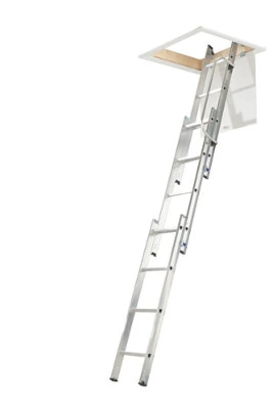 Werner Werner 3 Section Loft Ladder with Handrail
