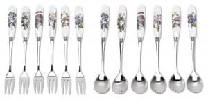 Portmeirion Botanic Garden 12 Piece Fork and Spoon Set.