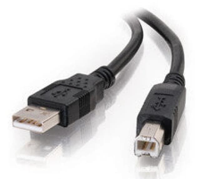 C2G USB 2.0 A/B Cable Black 5m USB cable USB A USB B