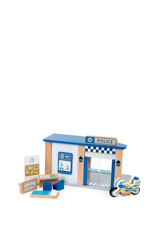 Tidlo Police Station Playset Blue unisex