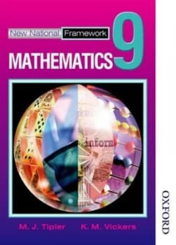 New National Framework Mathematics 9 Core Pupils Book by M J Tipler Book