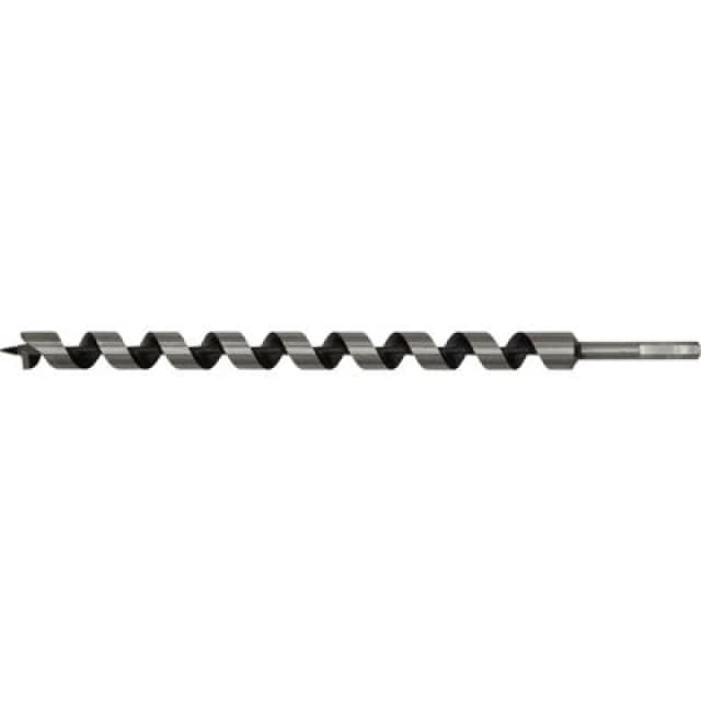 Loops 25 x 460mm Hardened Auger Wood Drill Bit - Hexagonal Shank - Woodwork Timber Multi