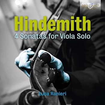 Luca Ranieri - Hindemith: 4 Sonatas for Viola Solo CD