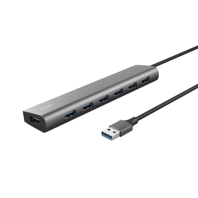 Trust Halyx 7 Port USB 3.2 Gen 1 Hub 8TR24967 EXR8TR24967