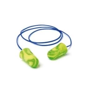 Moldex 6900 Pura Fit Corded Earplugs PU Foam GreenYellow Ref M6900