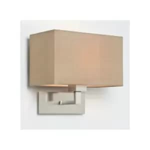 Astro Park Lane Grande - 1 Light Indoor Wall Light Matt Nickel - Shade Not Included, E27