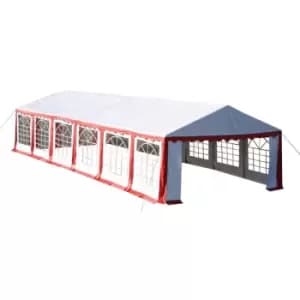 Party Tent 12 x 6m Red - Red - Vidaxl
