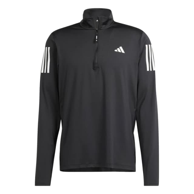 adidas Own The Run Half-Zip Running Top Mens Black male 2XL