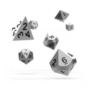 Oakie Doakie Dice RPG Set (Metal Mercury)