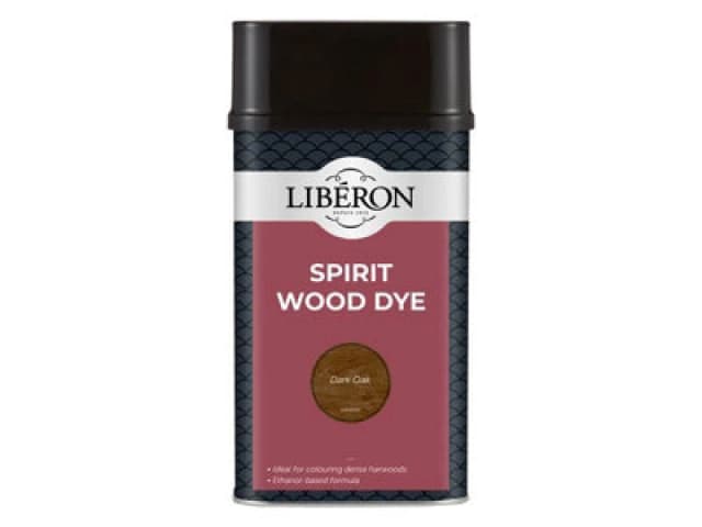 Liberon 126787 Spirit Wood Dye Dark Oak 1 Litre Libsddo1Ln
