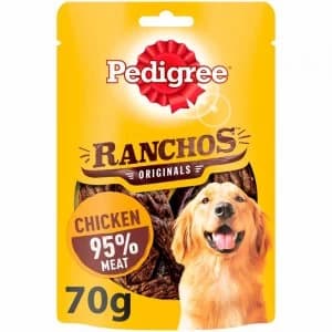 Pedigree Ranchos Dog Treats with Chicken 70g