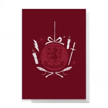 Harry Potter Gryffindor Christmas Greetings Card - Giant Card