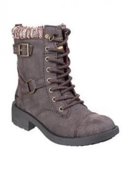 Rocket Dog Thunder Lace Up Ankle Boots - Brown
