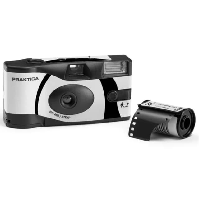 Praktica Single Use Disposable Black & White Film Camera with Flas