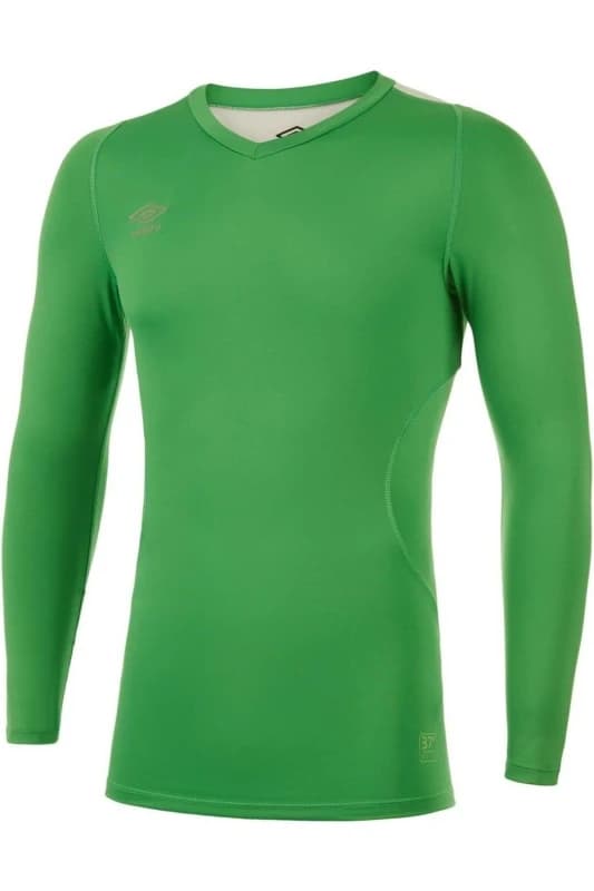 Umbro Umbro Men Elite V Neck Base Layer Top in Emerald Size: Small Emerald S Male 5063107690128