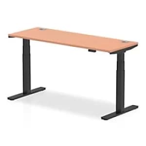 Dynamic Ergonomic Desk Impulse HASCP166BBCH Rectangular MFC 1800 mm x 800 mm x 730 mm Grey Oak