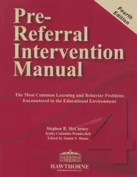 Pre-Referral Intervention Manual by Stephen B McCarney