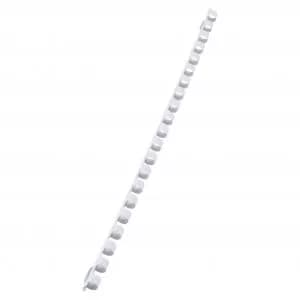 GBC Economy Binding Comb A4 8mm White 100
