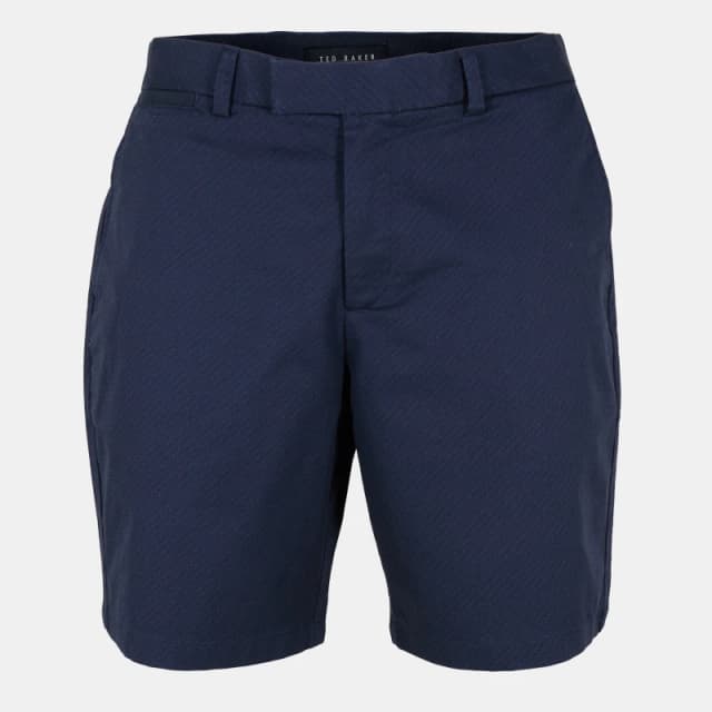 Ted Baker Mens Geo Tailored Fit Chino Shorts Navy male S (2)