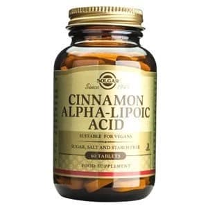 Solgar Cinnamon Alpha Lipoic Acid Tablets 60 Tablets