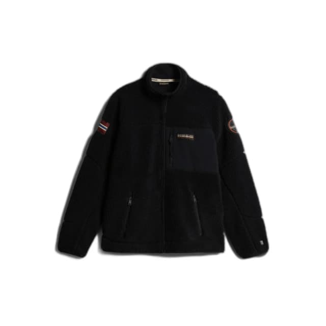 Full zip fleece Napapijri Yupik 3 Noir Male S