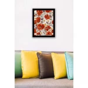 SC0183 Multicolor Decorative Framed MDF Painting