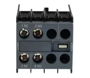 Siemens Sirius Innovation Auxiliary Contact - 1NC + 1NO, 2 Contact, Snap-On, 6 A dc, 10 A ac