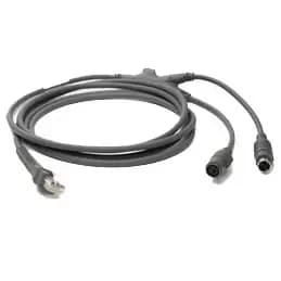 Zebra Cable KBW P/S2 PS/2 cable 2.1 m Grey