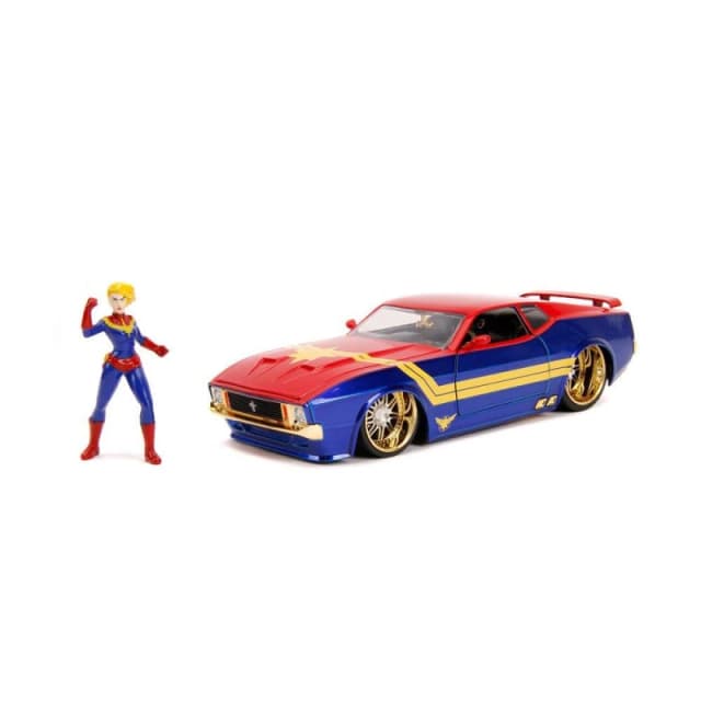 Marvel Captain Marvel Ford Mustang 1:24
