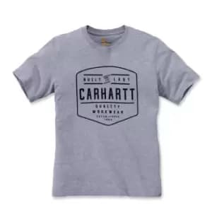 Carhartt Mens Build By Hand Short Sleeve Cotton T Shirt Tee M - Chest 38-40' (97-102cm)