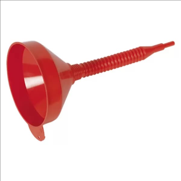 Genuine SEALEY F2F Flexi-Spout Funnel Medium Ø200mm with Filter