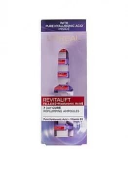 LOreal Paris LOreal Paris Revitalift Filler Replumping Ampoules 7 x 1.3ml One Colour, Women