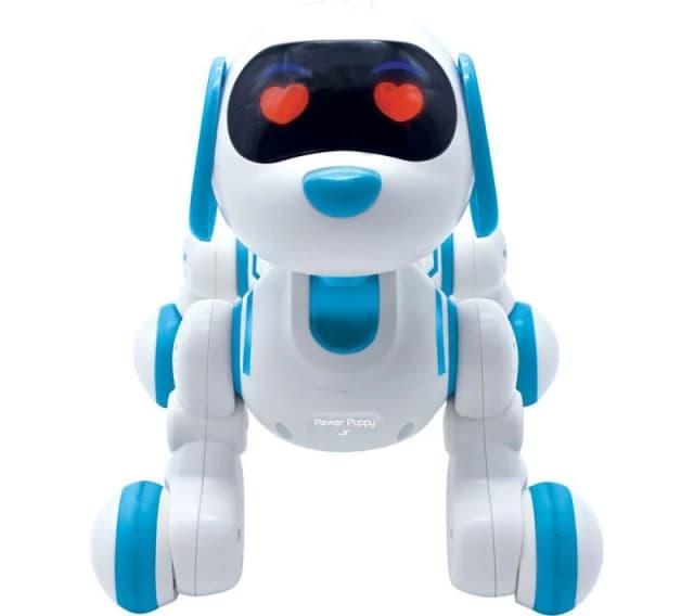 LEXIBOOK Pup01 Power Puppy Smart Robot Dog - White & Blue, White,Blue 3380743100715