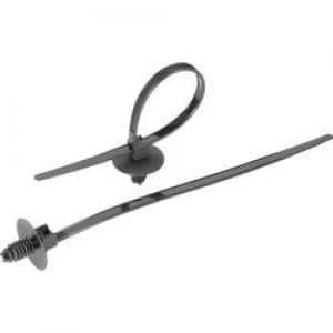 Cable tie 169mm Black Spring toggle and disc KSS