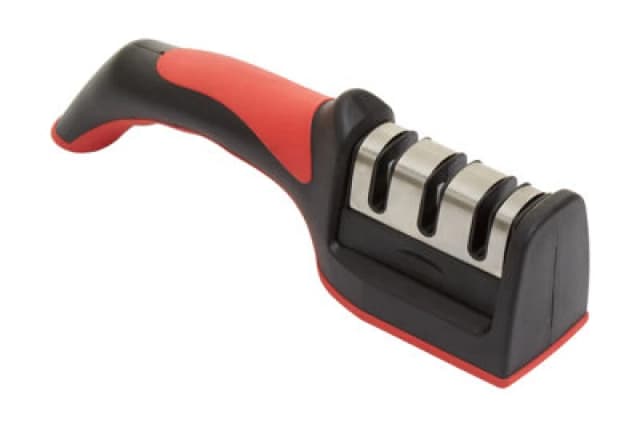 Interiors by Premier Zing Red and Black Knife Sharpener Black