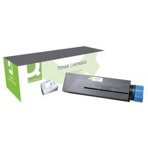 Q-Connect Remanufactured Oki Toner Cartridge B401 Black 44992402-COMP
