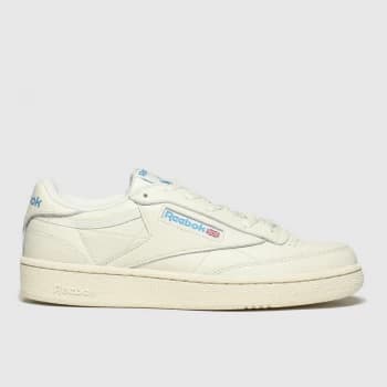 Reebok White & Blue Club C 85 Trainers
