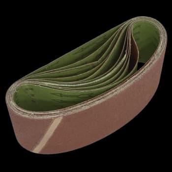 Sanding Belt 100 X 610MM 80 Grit - Pack of 10