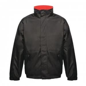 Regatta Dover Waterproof Insulated Jacket - Black/ClsRed