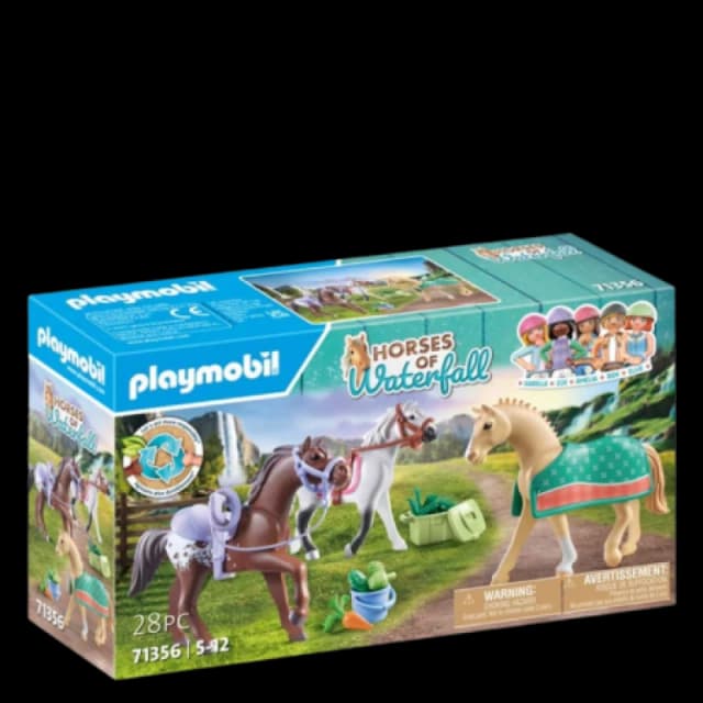 PLAYMOBIL Playmobil Horses of Waterfall 3 horses: Morgan, Quarter Horse & Shagya Arab 71356 71356