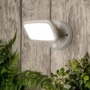 Zinc LYNN LED Security Spotlight 10W Cool White in White