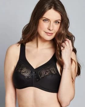 Glamorise Full Cup Non Wired Black Bra