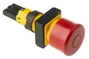 Eaton, RMQ16 Non-illuminated Red Round, 16mm Stay Put Push In