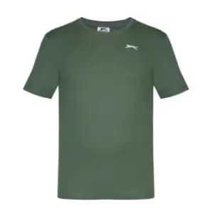 Slazenger Plain T Shirt Mens - Green