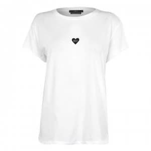 SET Heart T Shirt - White 100