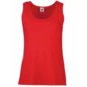 Fruit Of The Loom Ladies/Womens Lady-Fit Valueweight Vest (2XL) (Red)